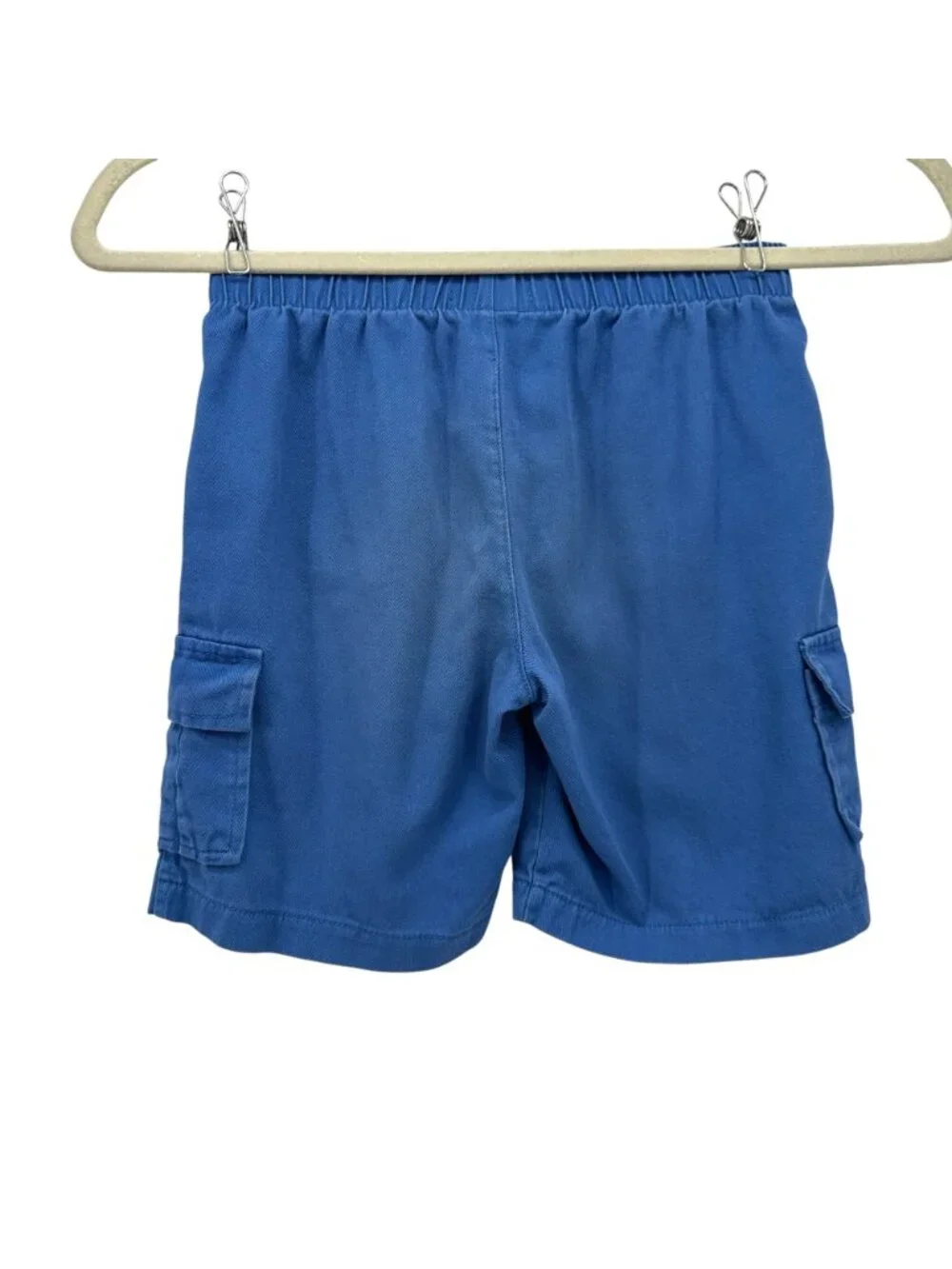 Tommy Bahama Boys 6 Shorts Pull On Cargo Shorts Logo Blue Elastic Waist Pockets